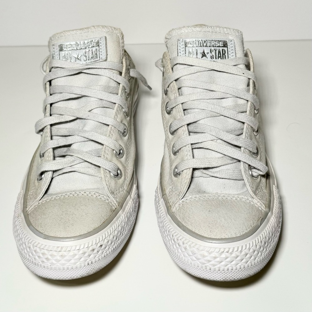 Pale blue/silvery Chuck Taylor All Star Converse for women low top sneakers